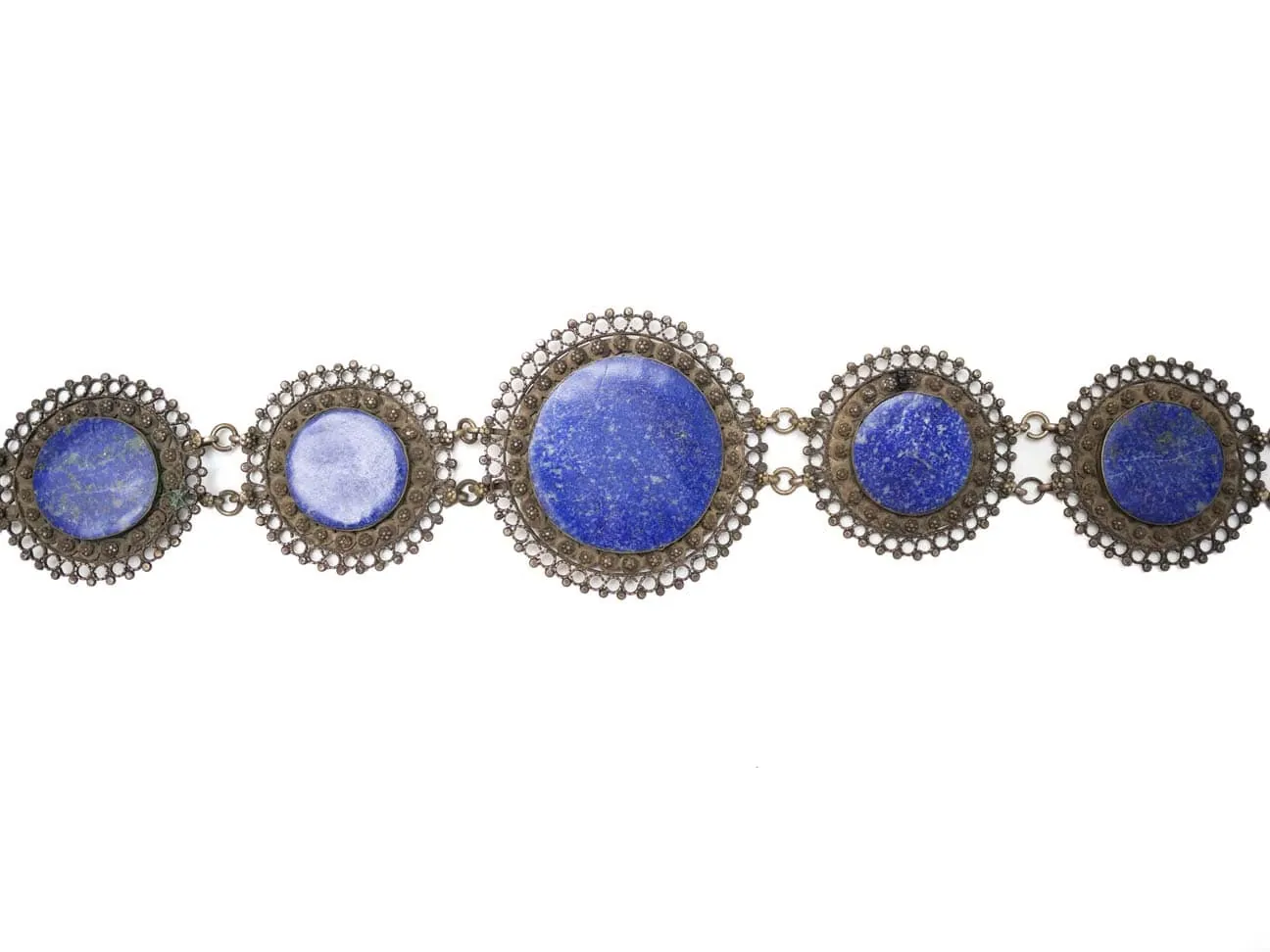 Lapis Lazuli Sun Design Belt