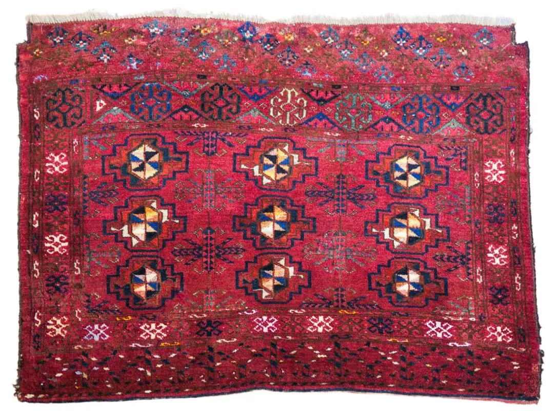 Hand-Knitted Bukhara Jawal Bag