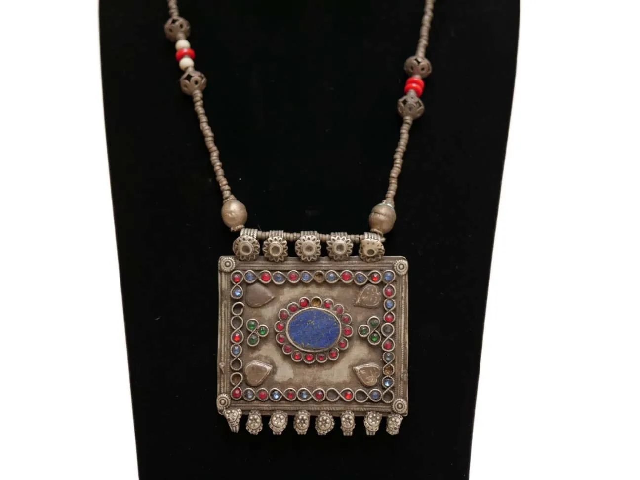 Kuchi Telesma Necklace with Lapis Lazuli