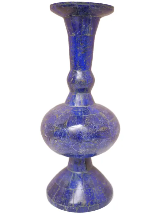 Lapis Lazuli Flower Vase (11”)