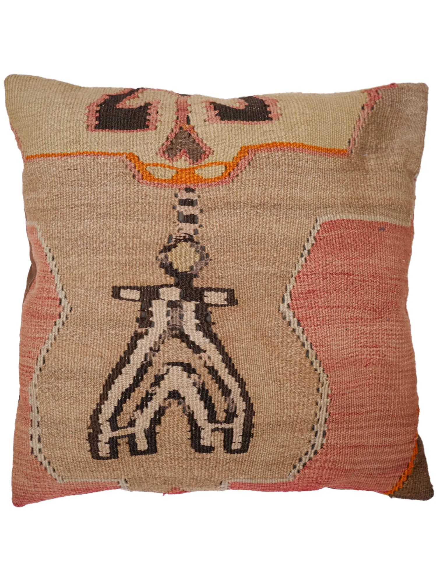 18″ Turkish Kilim Pillow (Man Design)