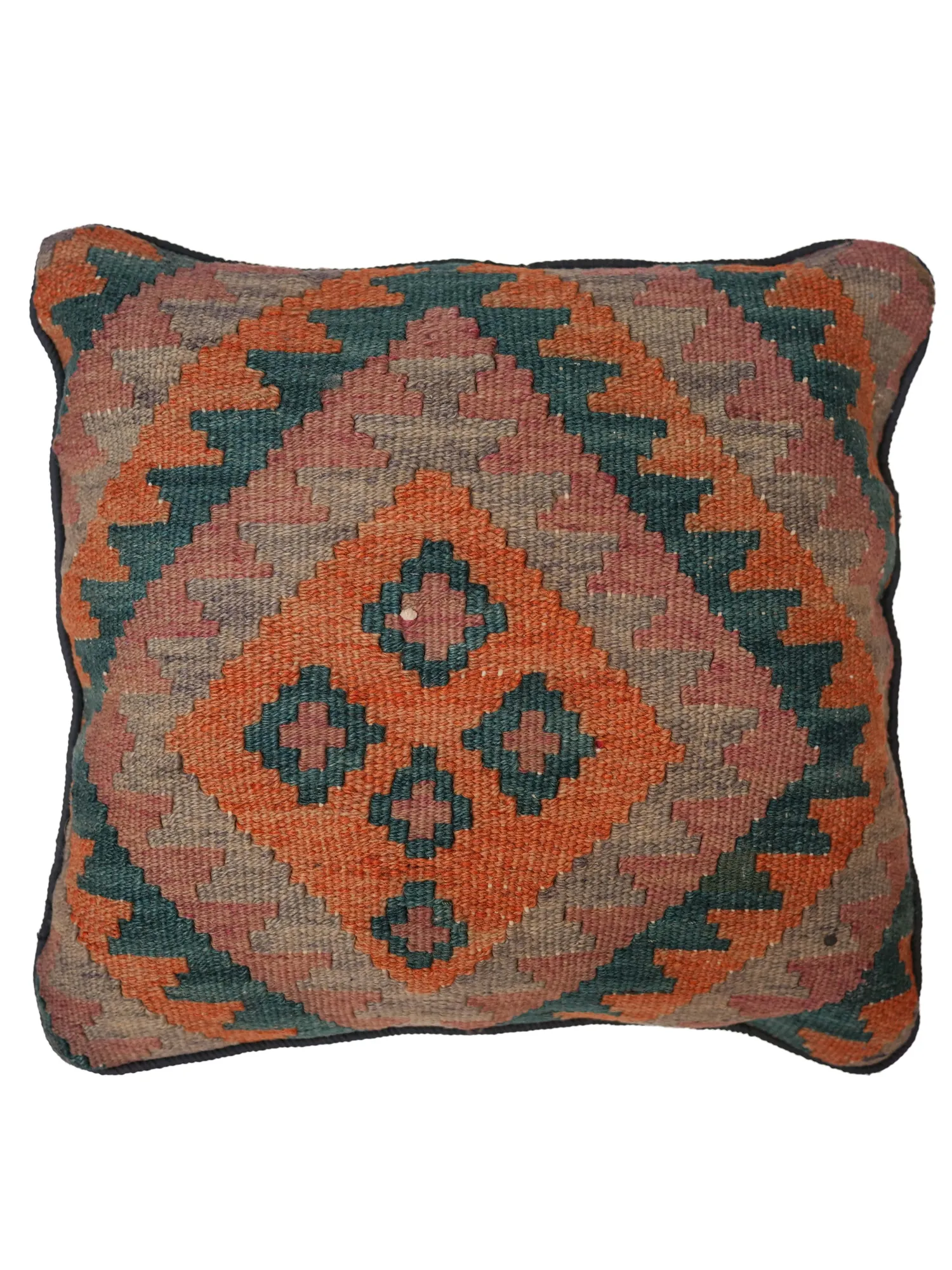 12″ Afghan Kilim Pillow (Diamond Design)